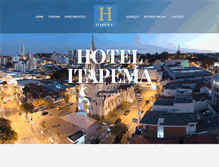 Tablet Screenshot of hotelitapema.com.br